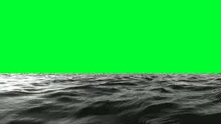 Sea Water wave Green Screen Background Effects HD Stock Footage