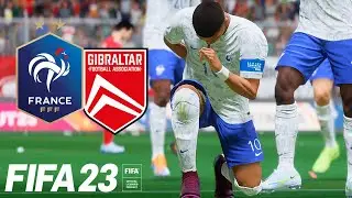 FIFA 23 FRANCE vs GIBRALTAR Difficulté Ultime PC