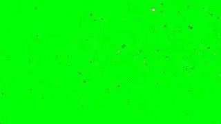 Particles Animation #2 - 10 Minute Loop (green screen)