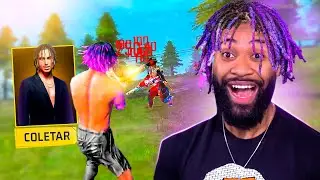 NOVO PERSONAGEM DO MATUE! SOLO VS SQUAD FREE FIRE!
