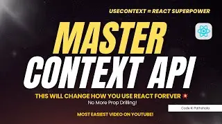 React Context API Explained in Hindi 🔥 | Say Goodbye to Prop Drilling Forever!