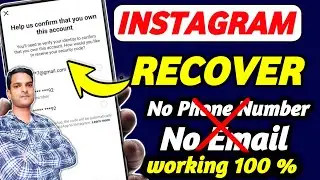 Instagram help us confirm you own this account without email and phone number