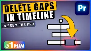 How to Delete All GAPS between Clips in Premiere Pro