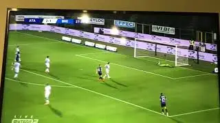 Аталанта - Брешия. 3-1. Гол Малиновский . / ATA- BRE. 3-1.