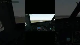 X Plane 12 Algiers Cross Wind Landing- Toliss A319