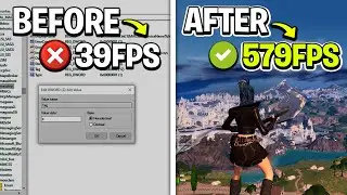 🔧How to BOOST FPS in Fortnite Chapter 5 Season 1 ✅ (Fix FPS Drops & Lower Your Ping)