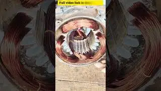 3 hp 3 phase motor winding|Electric motor winding|Motor winding|Induction motor winding 