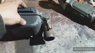 Лифан-20 на Буране к нему новый глушак.