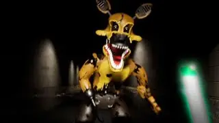 STUCK UNDERNEATH FREDBEARS WITH GOLDEN SPRING FOXY.. | FNAF Five Nights at Fredbears 3