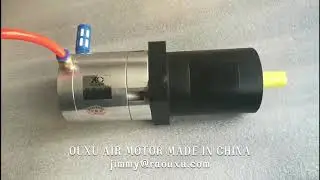 QMY040 Vane air motor with Planetary Reduce Video