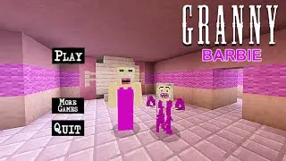 GRANNY IS BARBIE SEWER ESCAPE MINECRAFT GAMEPLAY