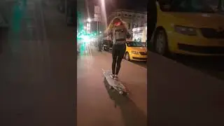 Adapted Ironing Board Proves to Be Too Hot for Longboarder to Handle