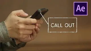 Easy Call Out Title Effect Adobe After Effects Tutorial