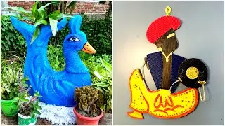 Creative DIY Garden Decor & Wall Art | Easy Recycled Craft Ideas