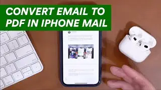 Save Emails to PDF with iPhone Mail app