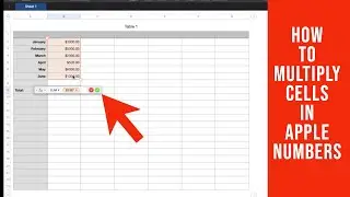 How to Multiply Cells in Apple Numbers