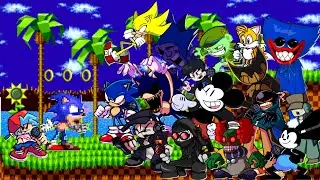 FNF For-hire - But Everyone Sings It 🎤 (Different Characters Sing It)VS Dorkly Sonic