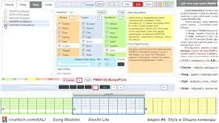 AlexArLite Закладка Style и Общие команды vid4