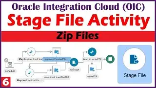 Stage File Activity : How to Zip Files using stage file activity | How to create zip file in oic