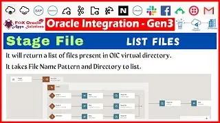 46. Stage List files | List file in stage in Oracle integration | Stage file in oic | OIC tutorials