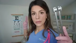 ASMR Realistic Cranial Nerve Exam | Deep Sleep, Hearing & Focus Tests | Soft Spoken Role-play