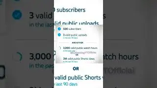 YT Monetization b'come easy | New YPP Rule 