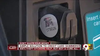 Are tamper-evident stickers a good solution to gas station skimmers?