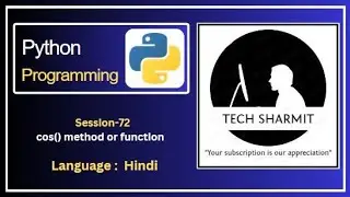 cos() function in Python | methods in python | function in python | python for beginners | python