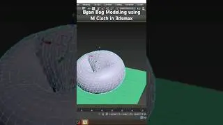 Bean Bag Modeling in 3dsmax | How to Model using M Cloth  #3d #3dsmax #tutorial