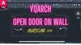 YQArch-Open door on wall
