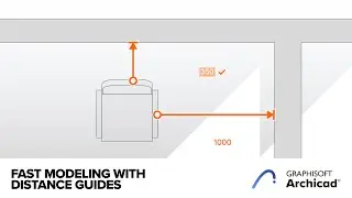What's new in Archicad  - Improved Distance Guides