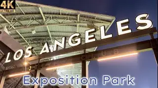 Exposition Park (Summer Evening Edition) 🌅 | Los Angeles, California  [4K] 🇺🇸