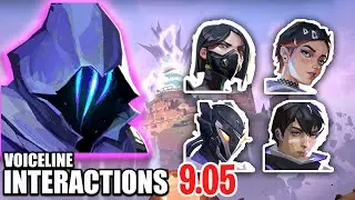 Patch 9.05 New Voice Line Interactions with other Agents // Omen