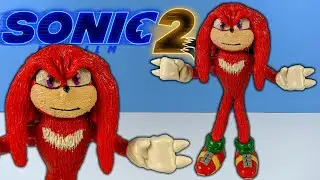 Лепим из пластилина Ехидна Наклз Knuckles из Соник 2 в кино 2022