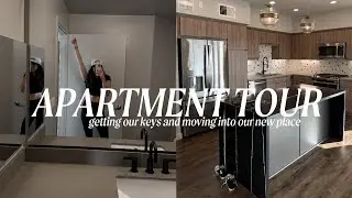 EMPTY APARTMENT TOUR & GETTING OUR KEYS