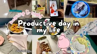 🌤️morning to night productive vlog🌷 cleaning,cooking,organising,crafting 🌿