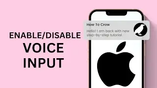 How to Enable or Disable Voice Input in iPhone (2024)