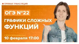 Графики сложных функций. Подготовка к ОГЭ. Задание № 22. Вебинар | Математика