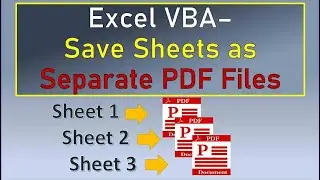 Excel VBA Save Sheets as Separate PDF Files