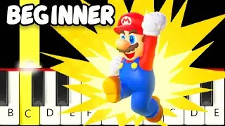 Super Mario Bros. Wonder - Nintendo Direct Trailer - Fast and Slow (Easy) Piano Tutorial - Beginner