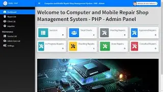 Computer and Mobile Repair Shop System in PHP My SQL with source code
