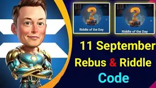 11 September daily combo card x empire || x empire rebus Of The day || Redel of the day code today