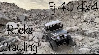 MN Fj 40 Up/down hill fail/success compilation #rc #4x4 #fj #truck #thar #power #asmr