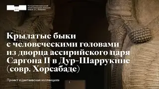 Крылатые быки с человеческими головами из дворца царя Саргона II. Проект «Цветаевская коллекция»