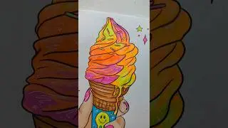 Coloring in MY Coloring Book 🍦
