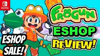 A GEM! Frogun Nintendo Switch REVIEW! Awesome Nintendo Switch EShop Sale! 3D RETRO FUN!