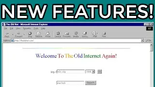 The Old Net 2021 Updates - Web Proxy, Mobile App, and More!