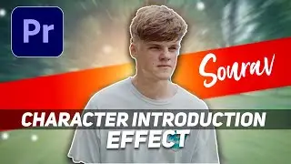 Character Intro Freeze Frame Effect - Premiere Pro CC 2020 Tutorial