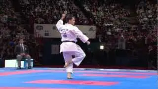 Luca Valdesi vs Jonathan Mottram. Bronze Male Individual Kata. WKF World Karate Championships 2012