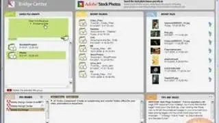 Adobe Bridge Tutorial - About Bridge Center!